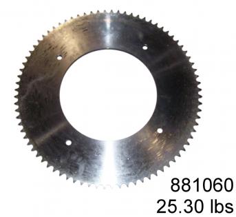 SPRCKT H60A80x10" BORE WHEEL D