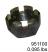 NUT SLOTTED HEX 3/4"-16NF 5/8"