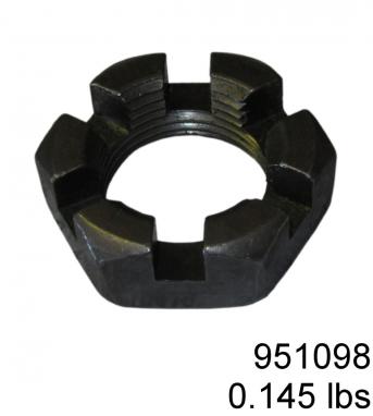 NUT SLOTTED HEX 1"-14NF JAM 1/