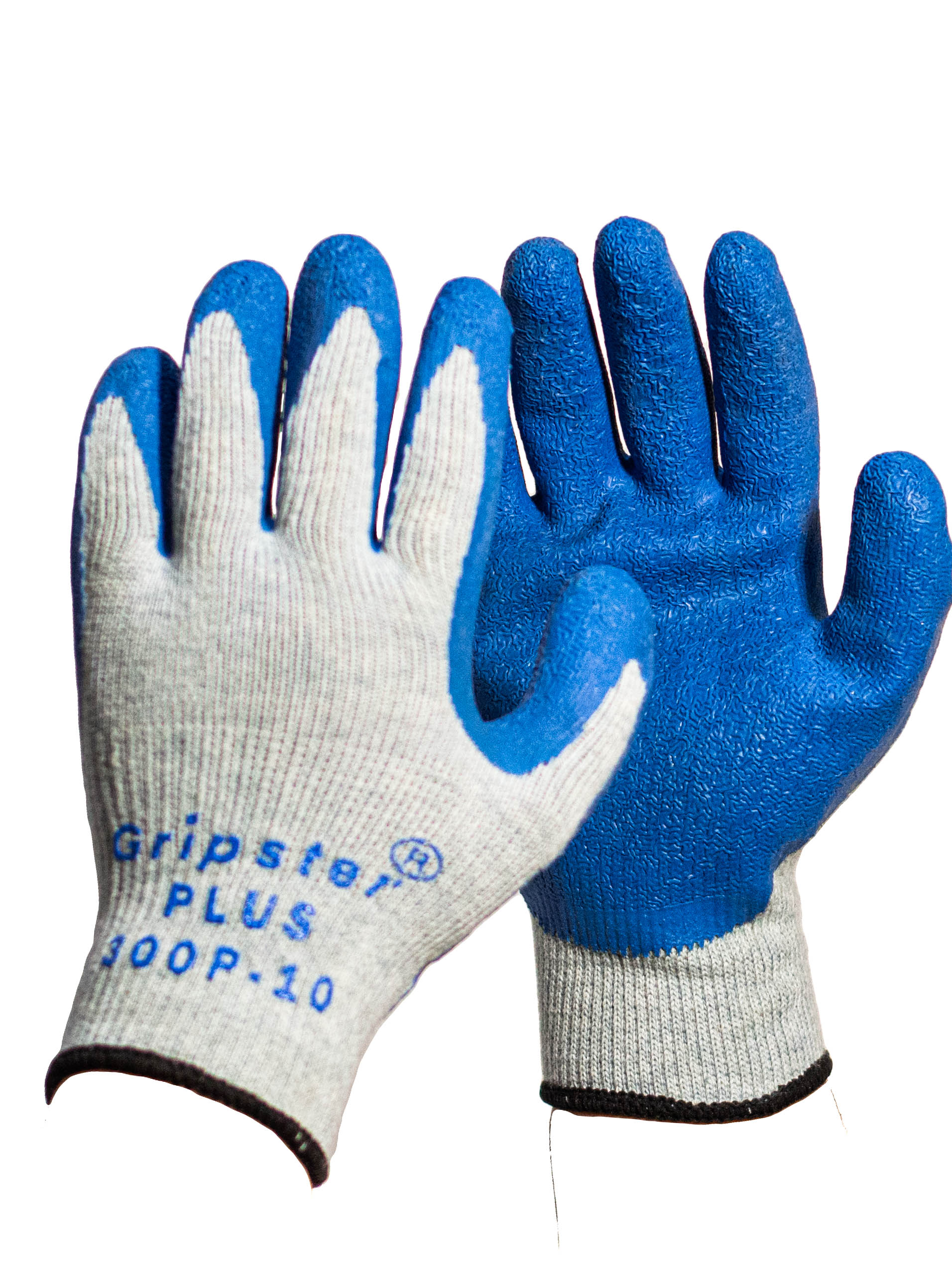 LARGE BLUE RUBBER PALM GLOVE