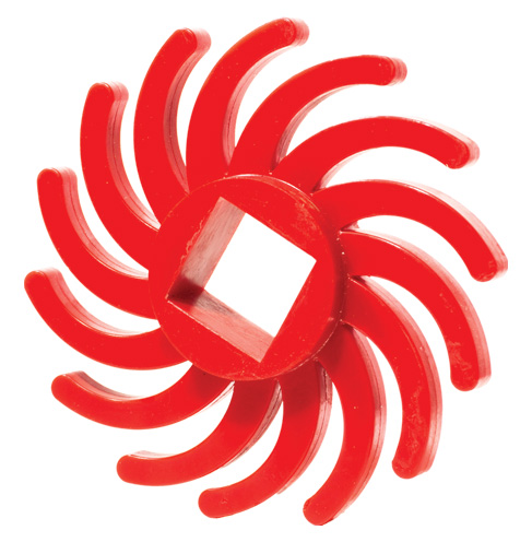 14PT FINGER ROLLER RED