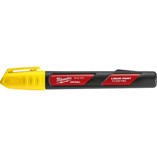 1PK INKZALL  YELLOW PAINT MARKER