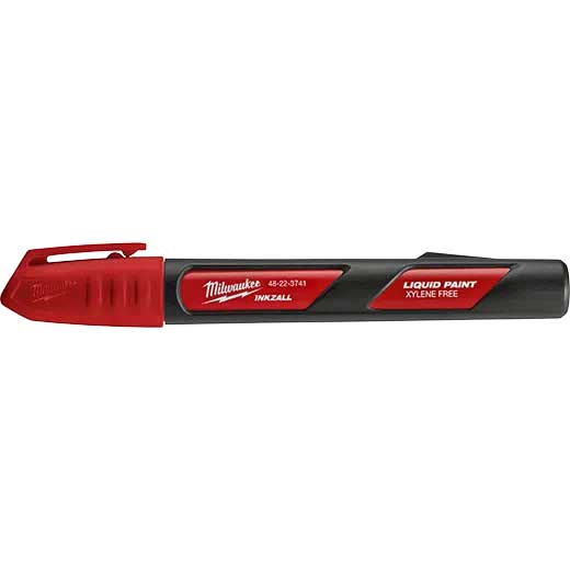 1PK INKZALL  RED PAINT MARKER