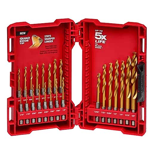 23PC DRILL BIT SET TITANIUM