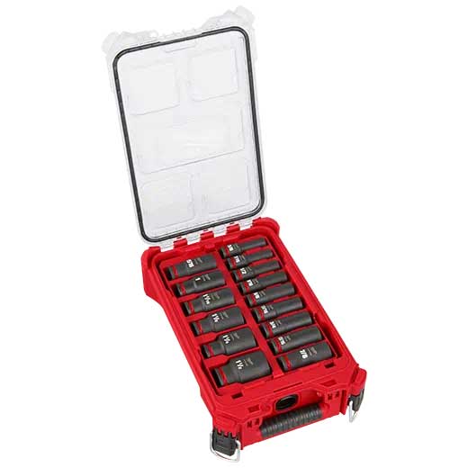 PACKOUT 1/2" 15PC SOCKET SET SAE