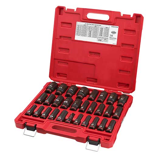 29PC 1/2"DR SAE & MET SOCKET SET