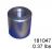 NUBBIN 1-1/4"ODx1-3/8" LONG DT