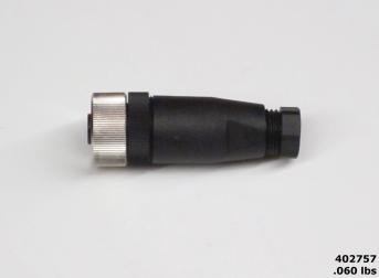 CONNECTOR SENSOR M12 STRAIGHT